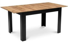 Rozkladací stôl 120–160 × 80 cm pre kuchyňu a jedáleň, dubový