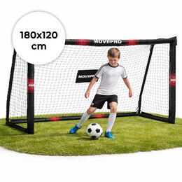 Futbalová brána s ochrannou sieťou 180x120 cm, MOVEPRO