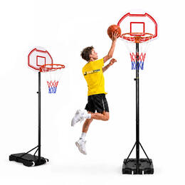 Nastaviteľný basketbalový kôš MOVEPRO do výšky 210 cm