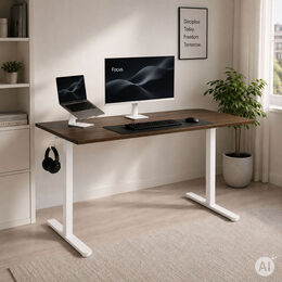 Elektrický rám stola s výškou nastaviteľnou 72-118 cm pre dosky do 160 cm - ModernHome