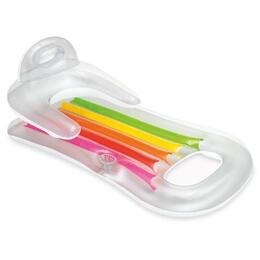 Plážový matrac s opierkou pre bazén Intex 58802 - biely