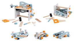 Drevená stavebnica Ecotoys s 52 kusmi