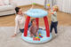 Nafukovací bazén s krytom Fisher-Price Lil’ Sunshine s loptičkami 89 x 89 x 84 cm