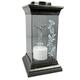 Solárny lampión s krížom 14 x 14 x 28 cm LED