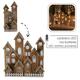 Osvetlený vianočný domček