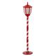 Vianočná lampa 30 x 30 x 150 cm červená s teplým bielym LED osvetlením