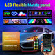 RGB LED panel MATRIX 29,5 x 145 cm s Bluetooth