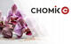 Bielo-ružová orchidea 70 cm