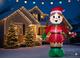 Nafukovací LED elf dievča 150 cm – Vianočná dekorácia