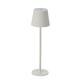 Elegantná dotyková LED stolná lampa v bielej a čiernej farbe