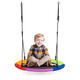 Záhradná hojdačka pre deti ECOTOYS, 100 cm, multicolor