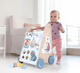 Drevené vzdelávacie chodítko s pohyblivými prvkami, ECOTOYS