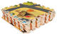 Pena mat pre deti - Safari puzzle 9 dielov 93x93 cm