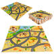 Pena mat pre deti - Safari puzzle 9 dielov 93x93 cm