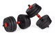 Nastaviteľné činky MOVEPRO 2x20 kg set