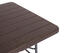 Cateringový set s 180 cm stolom a 2 lavicami, hnedý – MultiGarden