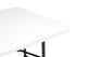 Catering set s jedálenským stolom 180 cm a 2 lavičkami, biely
