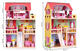 Drevený domček pre bábiky s nábytkom - 3 poschodia ECOTOYS