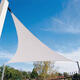 Vodotesný slnečný plachtový prístrešok 5×5×5 m, béžový