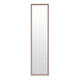 Veľké stojace zrkadlo s hliníkovým rámom, 148 cm - ModernHome