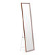 Veľké stojace zrkadlo s hliníkovým rámom, 148 cm - ModernHome