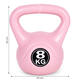 Ružový kettlebell 8 kg na cvičenie - ModernHome