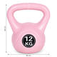 Kettlebell 12 kg na cvičenie, ružový - ModernHome
