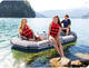 Inflatovateľný čln Mariner 3 pre 3 osoby s pádla, pumpou a držiakmi na rybárske prúty INTEX