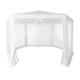 Záhradný pavilón s moskytiérou 2x2 m biely MultiGarden