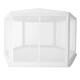 Záhradný pavilón s moskytiérou 2x2 m biely MultiGarden