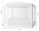 Záhradný pavilón s moskytiérou 2x2 m biely MultiGarden