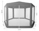 Záhradný pavilón s moskytiérou 2x2 m, šedý - MultiGarden
