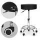 Otočná kozmetická a lekárska stolička s nastaviteľnou výškou, čierna - ModernHome