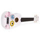 Detské drevené ukulele s 4 nylonovými strunami a trsátkom ECOTOYS