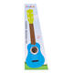 Detské drevené ukulele s 4 nylonovými strunami a trsátkom ECOTOYS