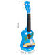 Detské drevené ukulele s 4 nylonovými strunami a trsátkom ECOTOYS