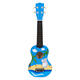 Detské drevené ukulele s 4 nylonovými strunami a trsátkom ECOTOYS