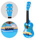 Detské drevené ukulele s 4 nylonovými strunami a trsátkom ECOTOYS