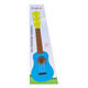 Detské drevené ukulele s 4 nylonovými strunami a trsátkom ECOTOYS