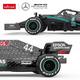 Diaľkovo ovládané autíčko Mercedes-AMG F1 W11 EQ Performance R/C 1:18