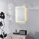 Zrkadlo do kúpeľne s LED osvetlením 50x70 cm, dotykový spínač