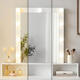 Toaletný stolík s LED zrkadlom ModernHome