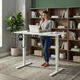 Elektrický stôl 120x60 cm s výškou 72–117 cm biely ModernHome
