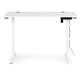 Elektrický stôl 120x60 cm s výškou 72–117 cm biely ModernHome