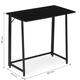 Skladací počítačový stôl ModernHome 80x45 cm čierny