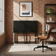 Skladací počítačový stôl ModernHome 80x45 cm čierny