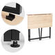 Skladací počítačový stôl 80x45 cm - Loft štýl ModernHome