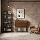 Skladací počítačový stôl ModernHome Loft 80x45 cm