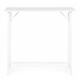 Skladací počítačový stôl 80x45 cm - Biela ModernHome