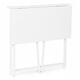 Skladací počítačový stôl 80x45 cm - Biela ModernHome